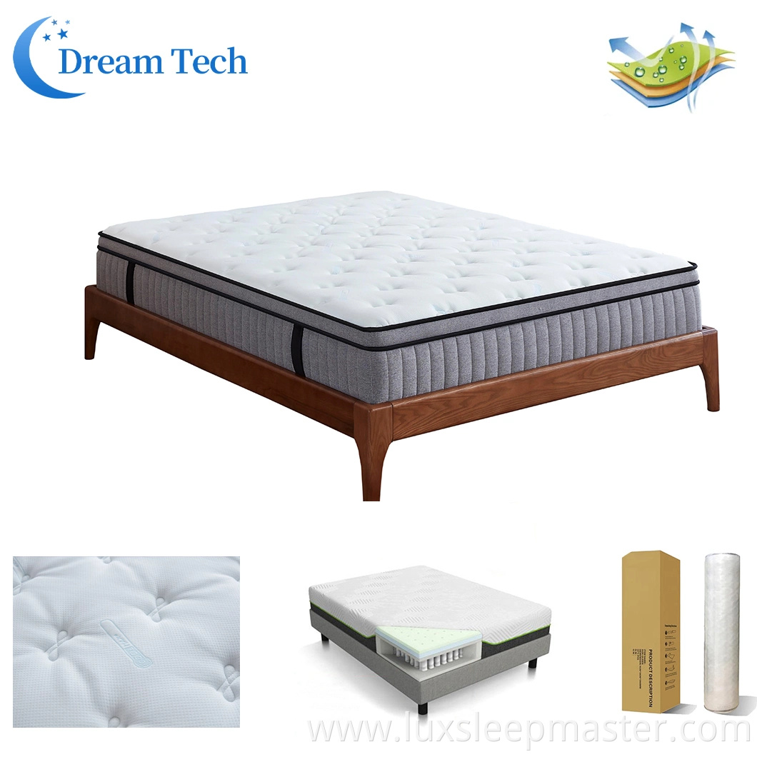 Sleep Better Modern Bedroom Furniture Beds Vacuum Compress Mattress in Box King Mattress